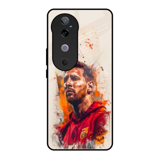 Lionel Messi Vivo V40 Glass Case