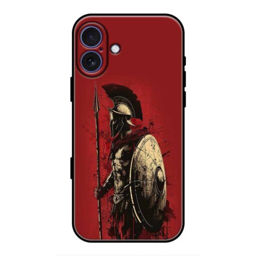 Spartan iPhone 16 Plus Silicone Case