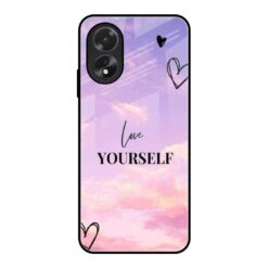 Self Love Oppo A78 5G Glass Case