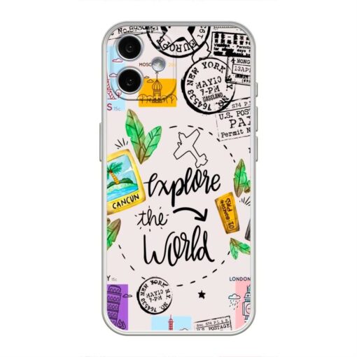 Explore The World iPhone 11 Clear Case