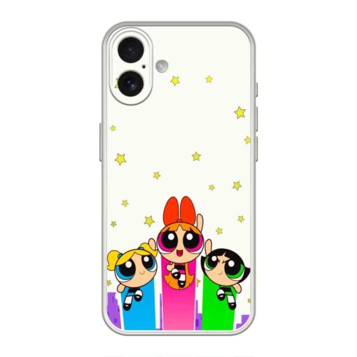 Powerpuff Girls iPhone 16 Clear Case