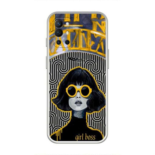 Girl Boss OnePlus 9R Clear Case