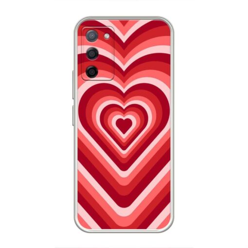 Red Choco Oppo A53S 5G Clear Case