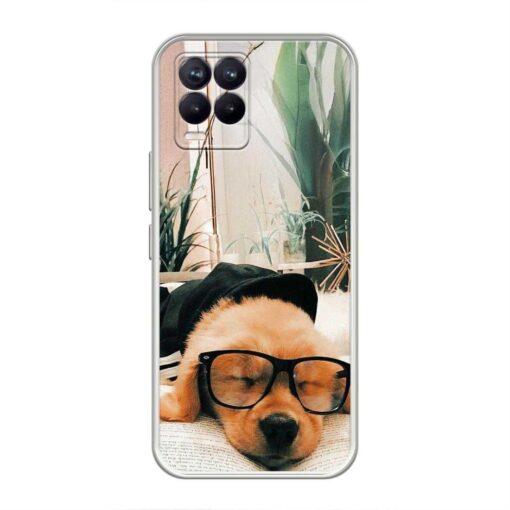 Sleepy Dog Realme 8 5G Clear Case