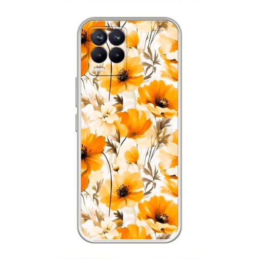 Cosmos Flowers Realme V13 Clear Case