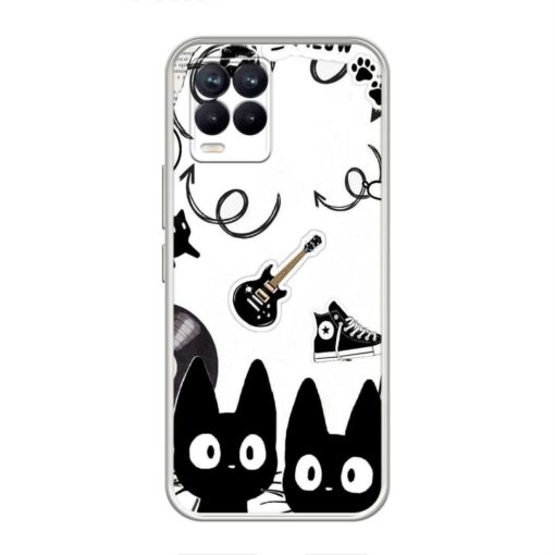Meow Mix Magic Realme V13 Clear Case