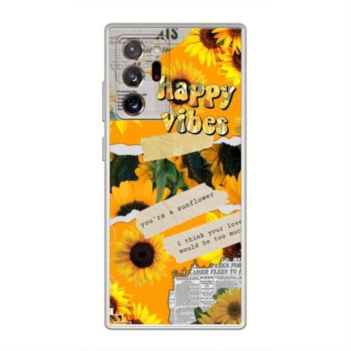 Happy Vibes Samsung Note 20 Ultra Clear Case