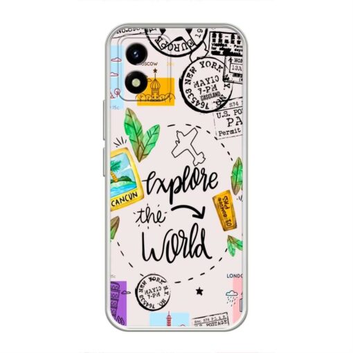 Explore The World Vivo Y01 Clear Case