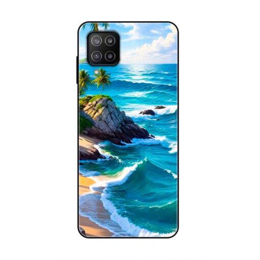 Tropical Beach Samsung F12 Silicone Case