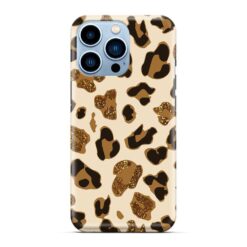 Glitter Leopard Hard Back Cover