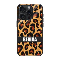 Cheetah Print Glass Name Case