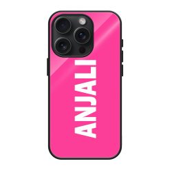 Pink Pillar Glass Name Case