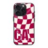 Wavy Checkerboard Glass Name Case
