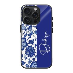 Blooms Glass Name Case