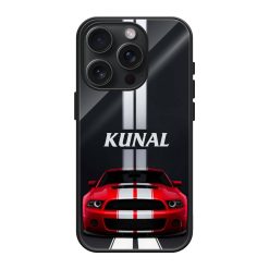 Crimson Cobra Glass Name Case