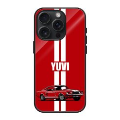 Mustang Glass Name Case