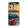 Sunset Cityscape Mobile Skin