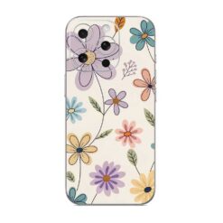 Pastel Flowers Mobile Skin