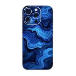 Layered Blue Mobile Skin