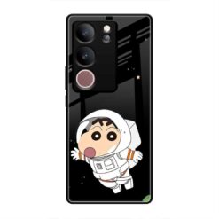 Cute Space Boy Vivo V29 Pro Glass Case