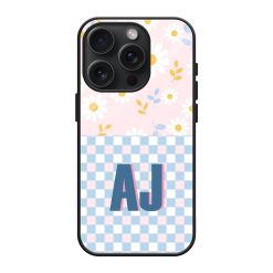 Pastel Floral Glass Name Case