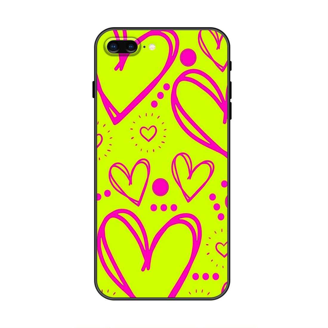 Neon Heart iPhone Plus Silicone Case – Stayclassy