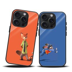 Furry Friends Couple Mobile Case