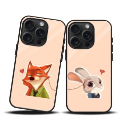 Fox & Bunny Couple Mobile Case
