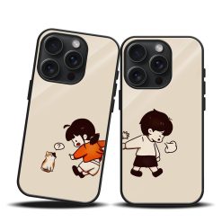 Curious Cat Couple Mobile Case