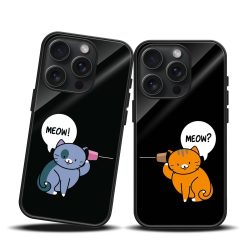 Chatty Cats Couple Mobile Case