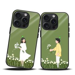 Blooming Love Couple Mobile Case