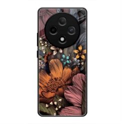 Vintage Floral Pattern Oppo F27 Pro Glass Case