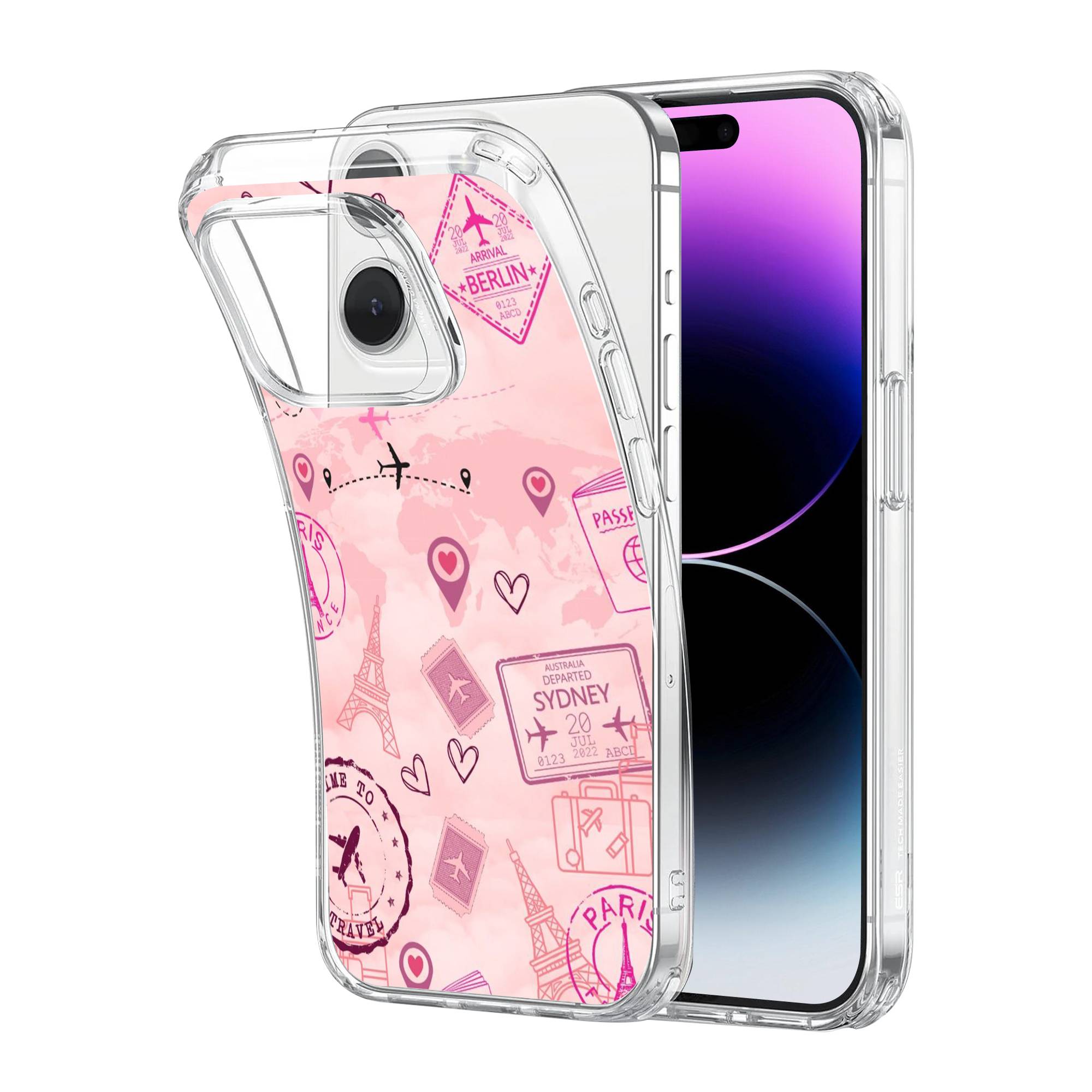 Pink Travel Clear Case - Image 2