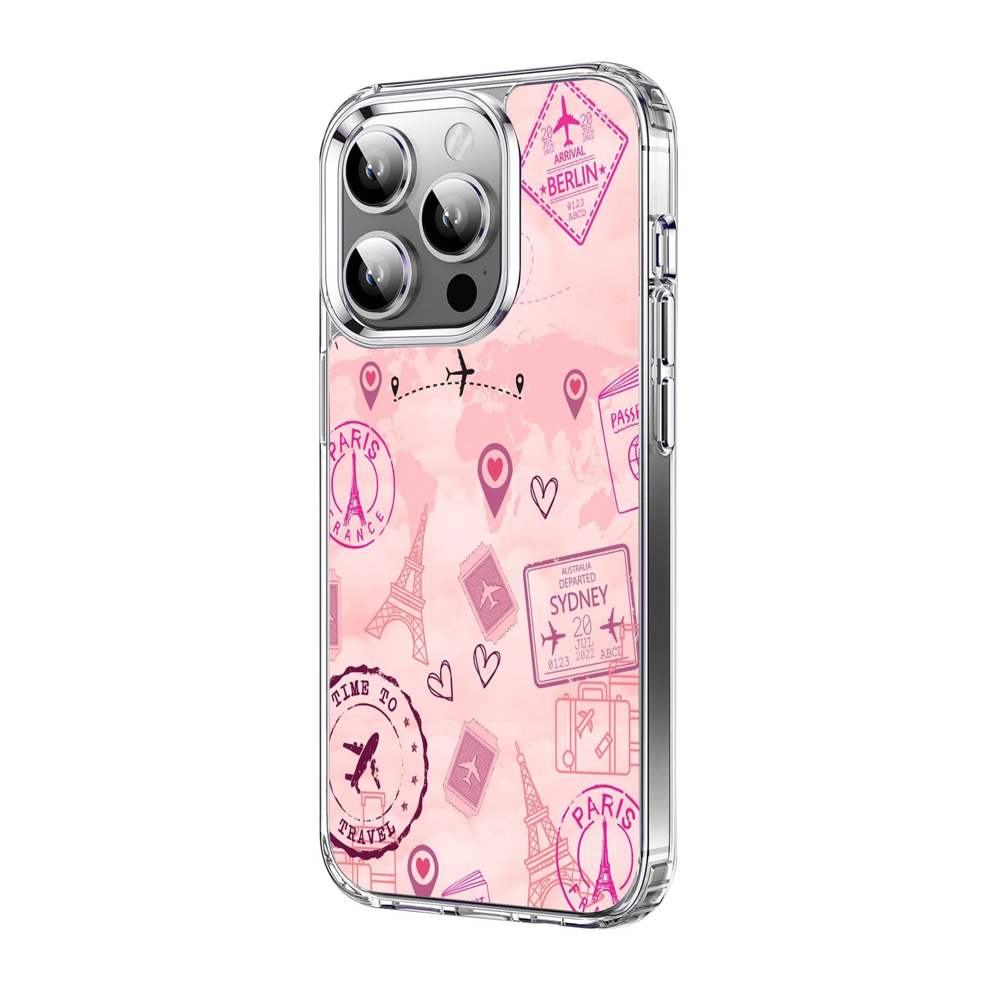 Pink Travel Clear Case - Image 3