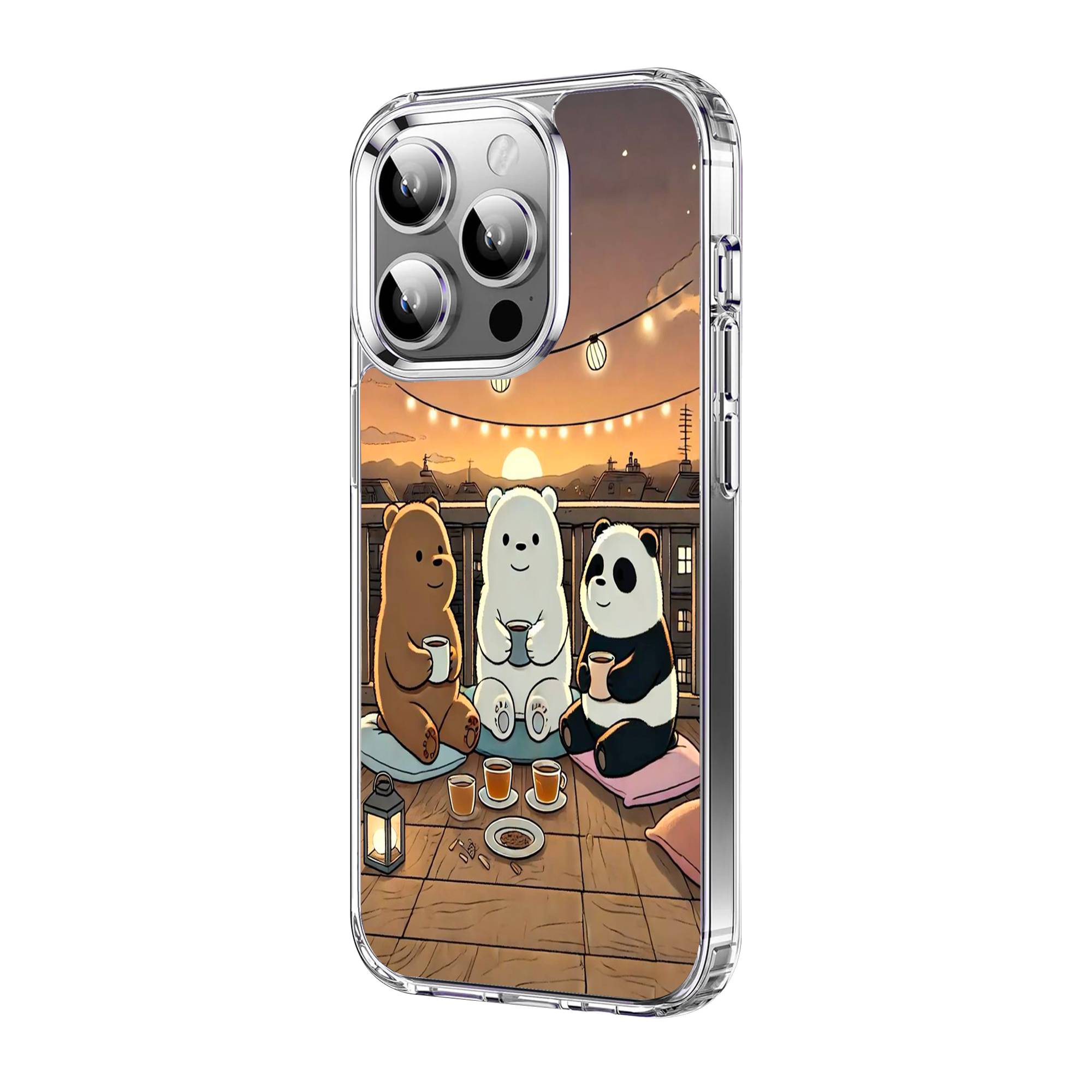 We Bare Bears Clear Case - Image 3