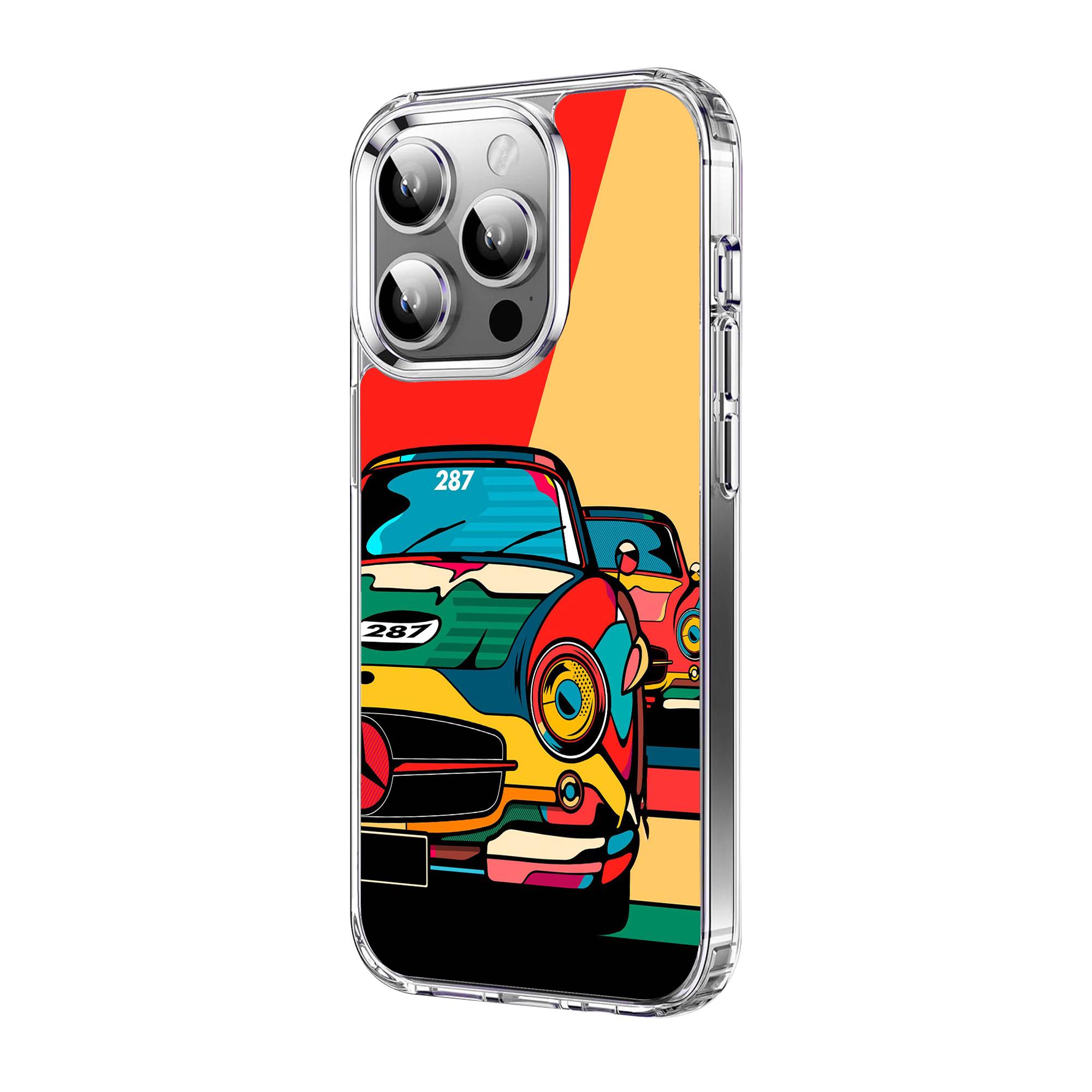 Multicolor Car Clear Case - Image 3