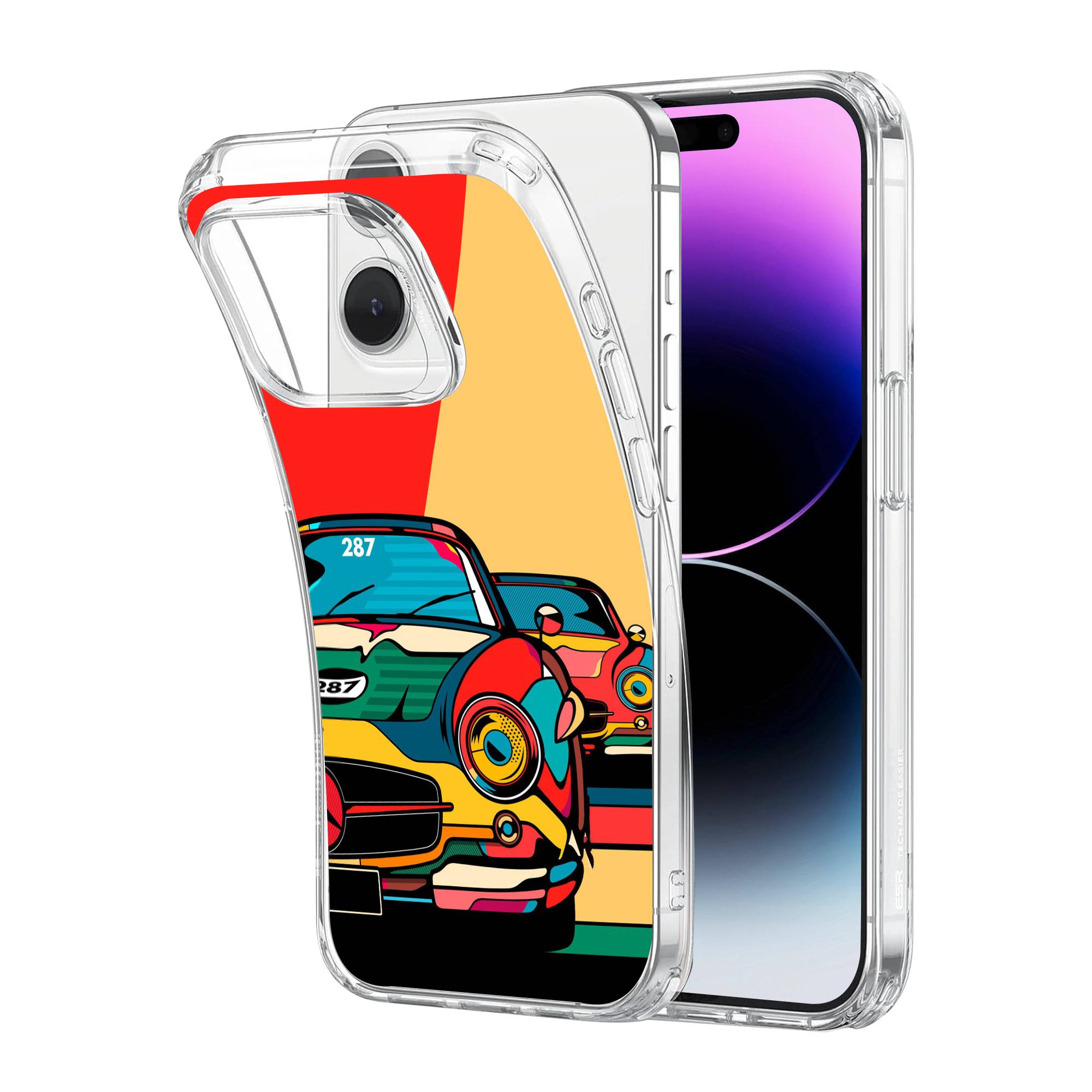 Multicolor Car Clear Case - Image 2