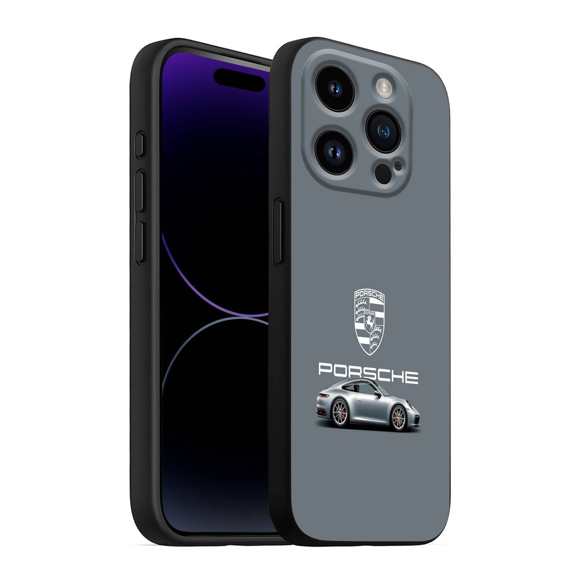 Silver Porsche Silicone Case - Image 3