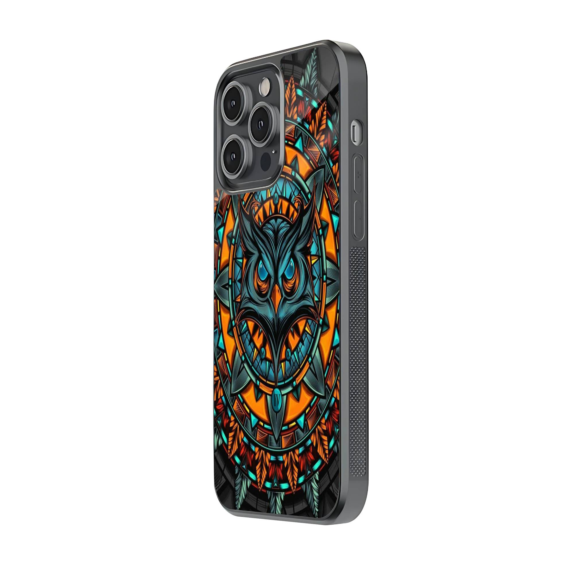 Retro Owl Glass Case - Image 2
