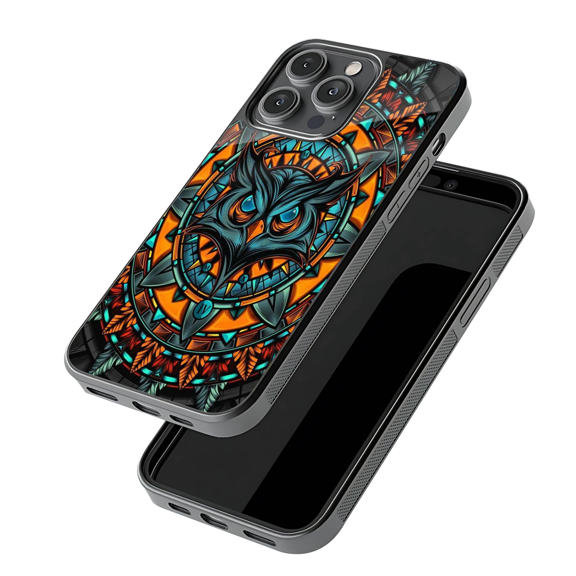 Retro Owl Glass Case - Image 3