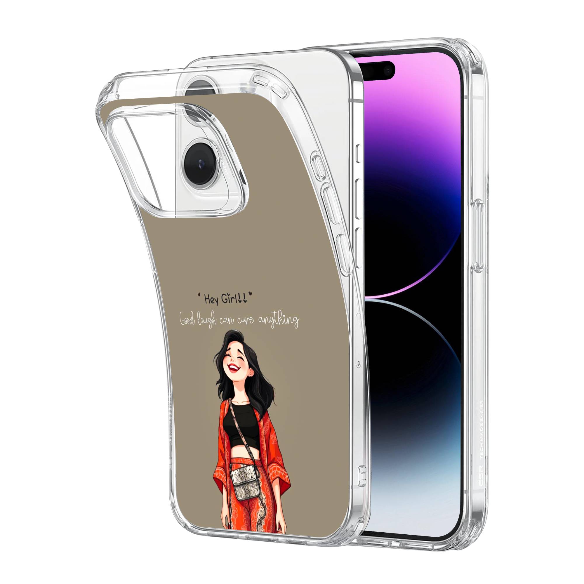 Hey Girl Clear Case - Image 2