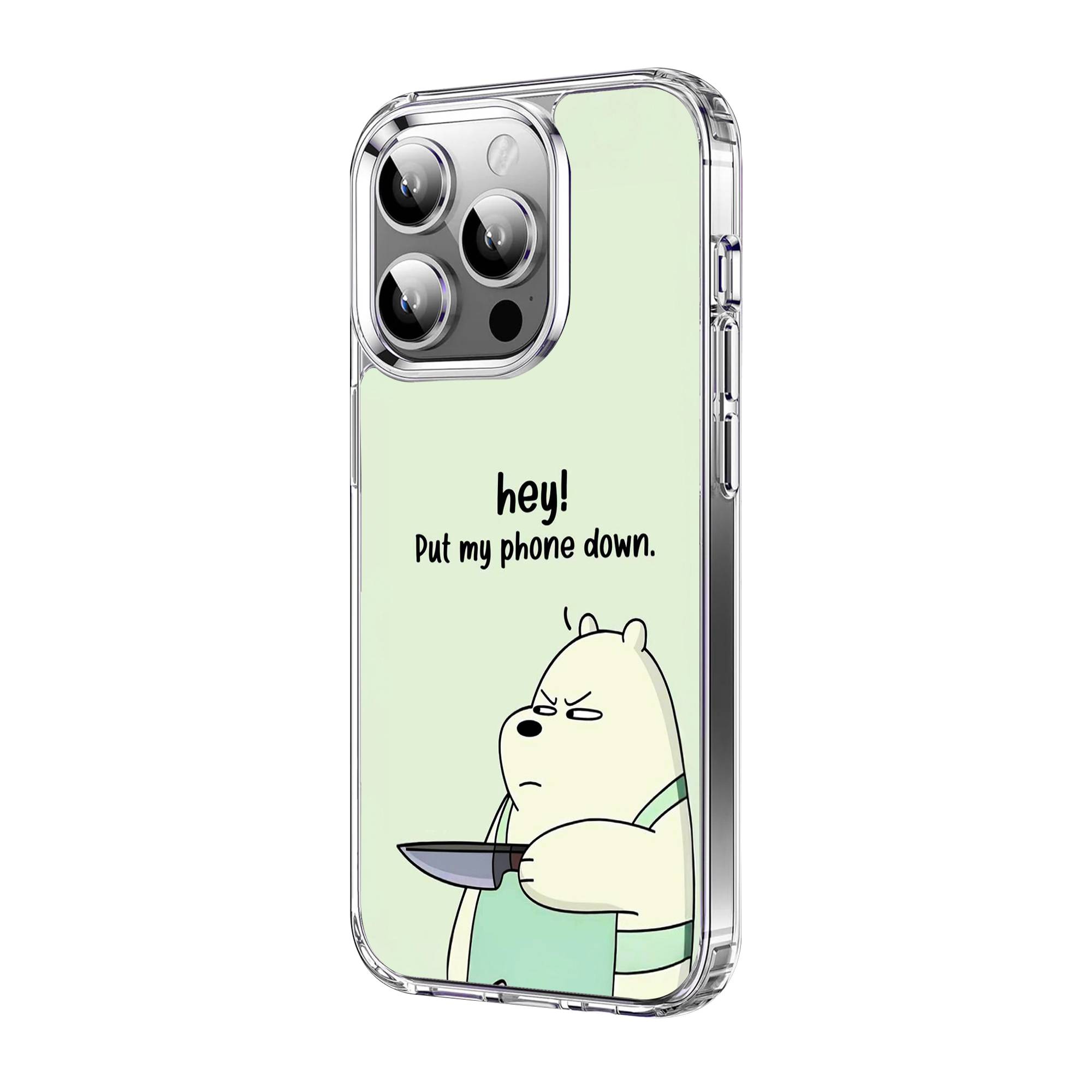 Hey Bear Clear Case - Image 3