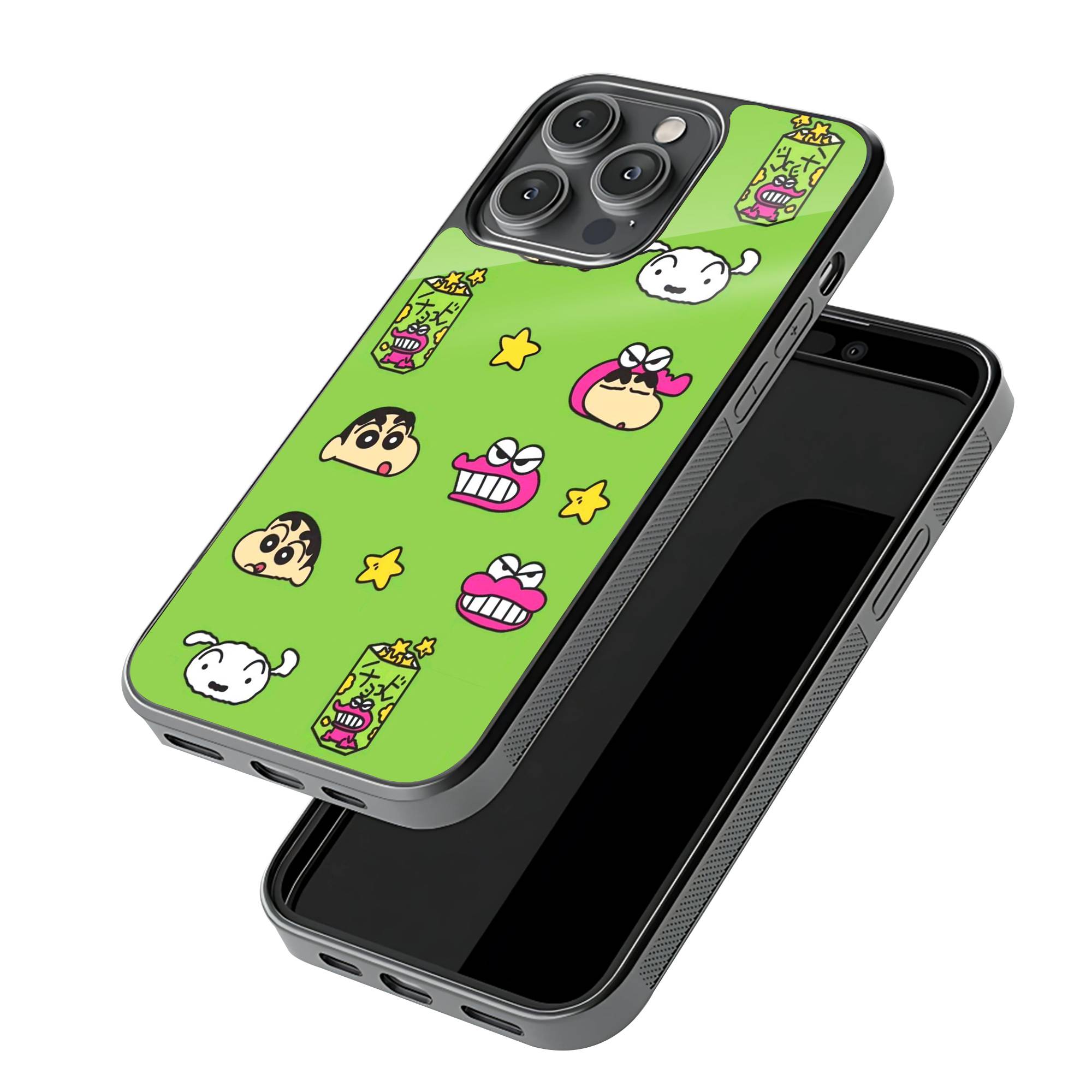Playful Shin-chan Glass Case - Image 3