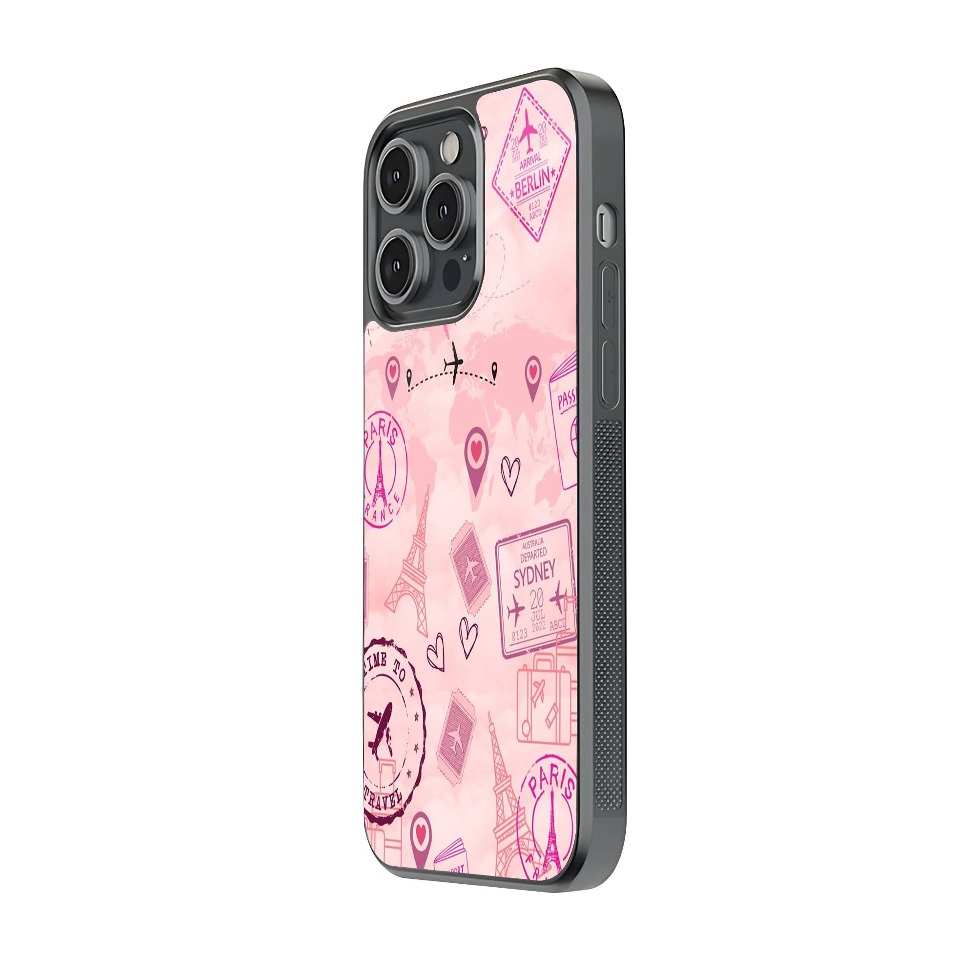 Pink Travel Glass Case - Image 2