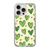 Green Hearts Clear Case