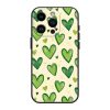 Green Hearts Silicone Case