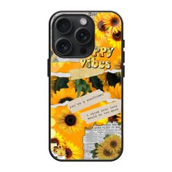 Happy Vibes Glass Case