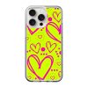 Neon Heart Clear Case
