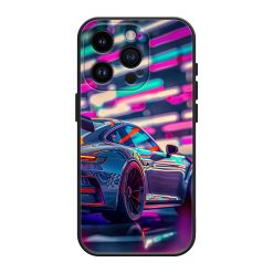 Neon Sports Car Silicone Case