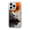 Orange Moon Clear Case